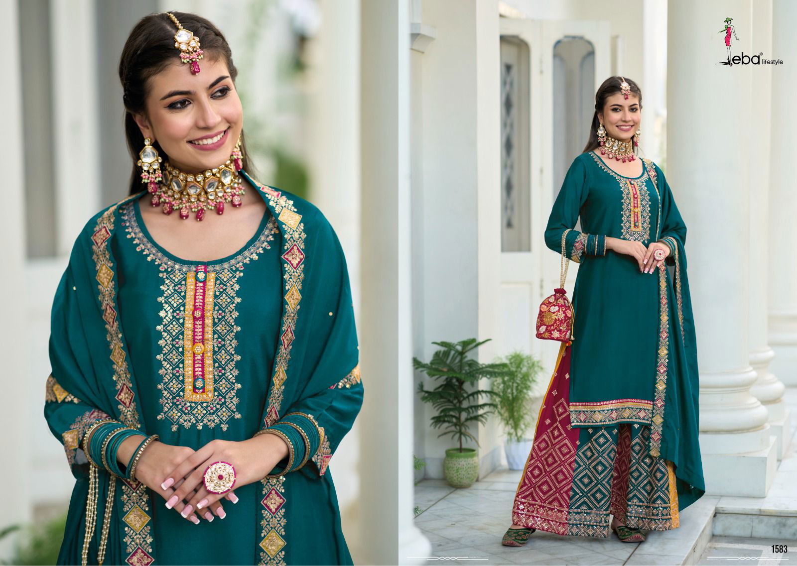 Safroon Vol 2 By Eba Wedding Salwar Suits Catalog
